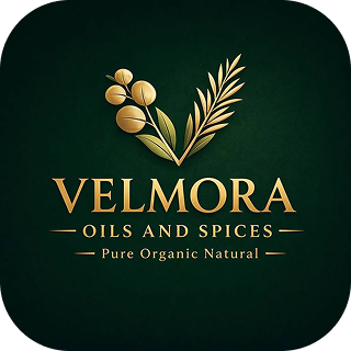 Velmora Oils & Spices Logo